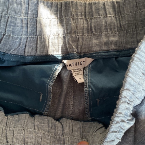 Athleta Cabo Wide-leg pants in chambray, size 10 - Picture 4 of 4